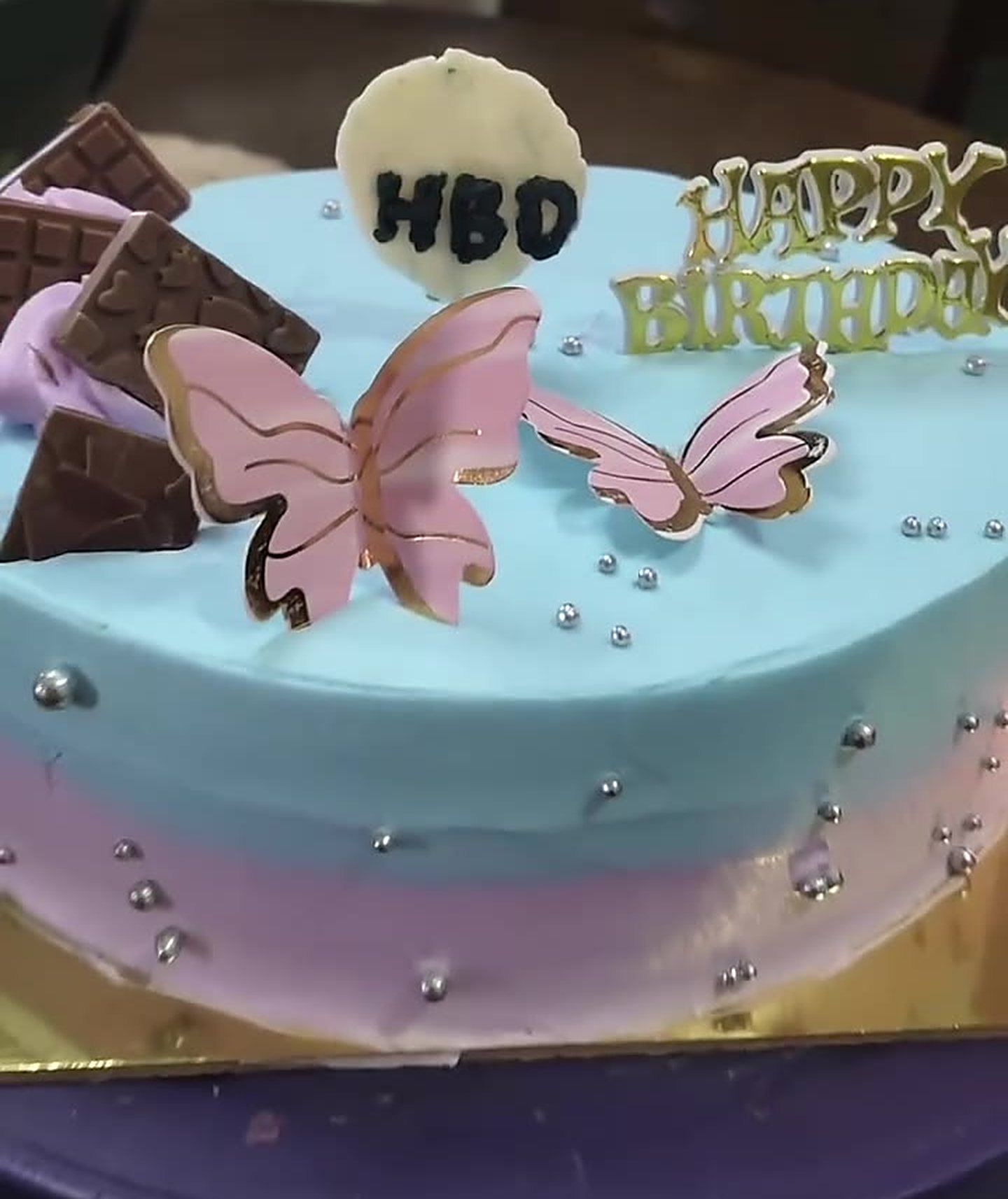 Butterfly theme celebration cake